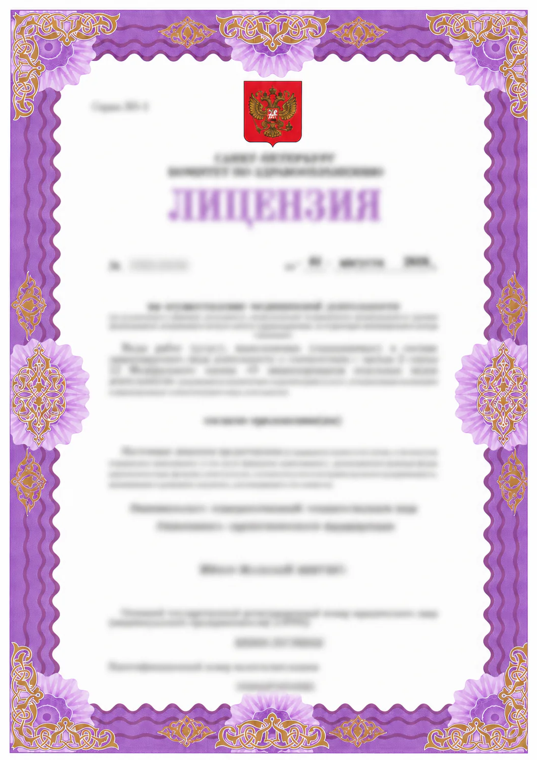 Медицинская лицензия ПБН, страница 3