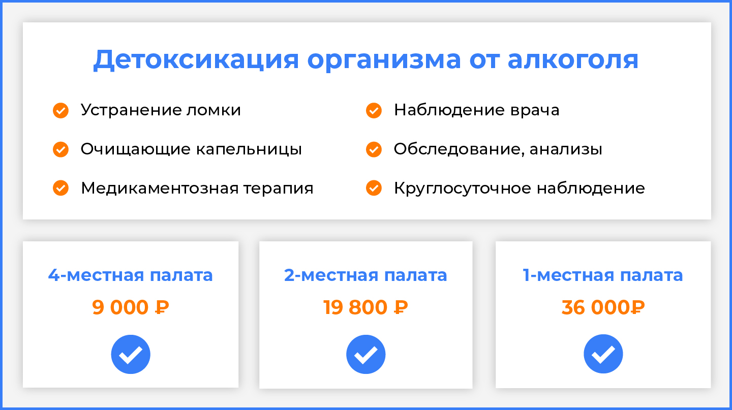 детоксикация в клинике