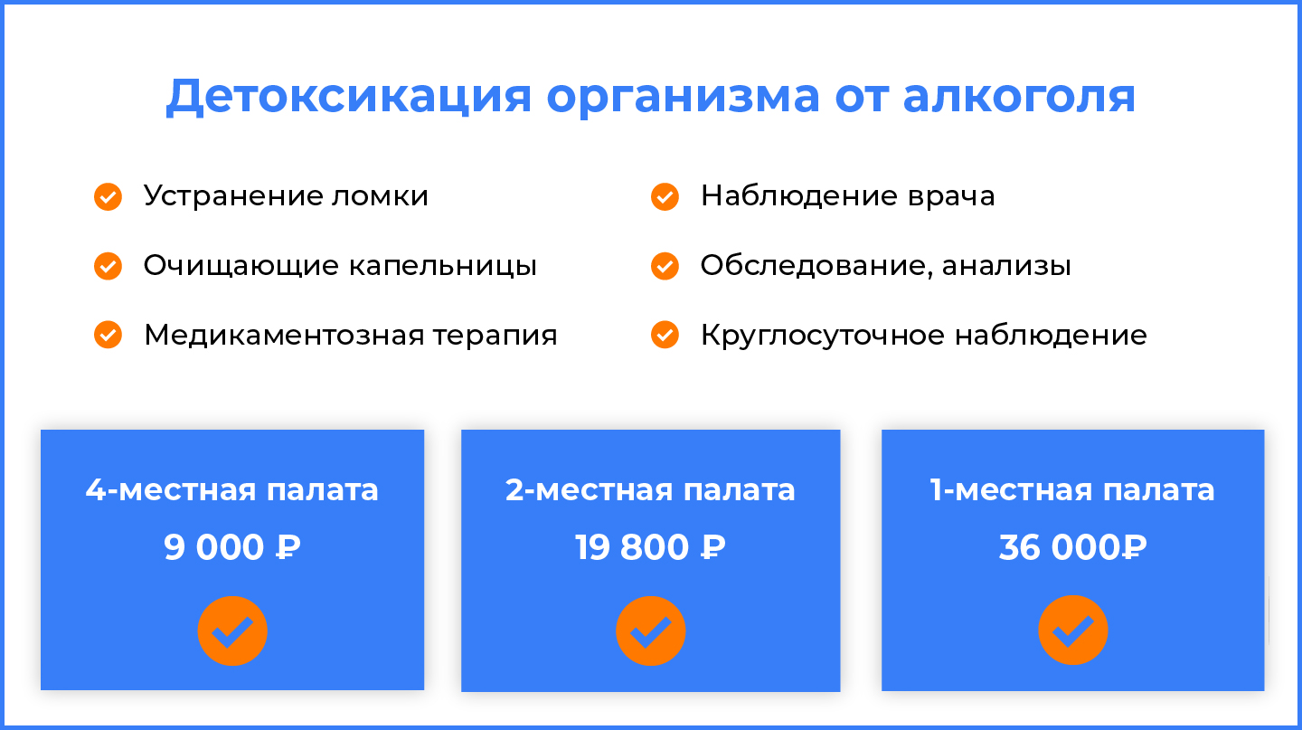 детоксикация в клинике